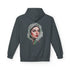 Palestine Woman Art Hoodie Unisex - Keffiyeh Scarf Dual-Sided Graphic Pullover